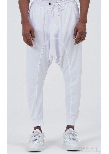 Jogging pants White "ARMY" from Qaba'il