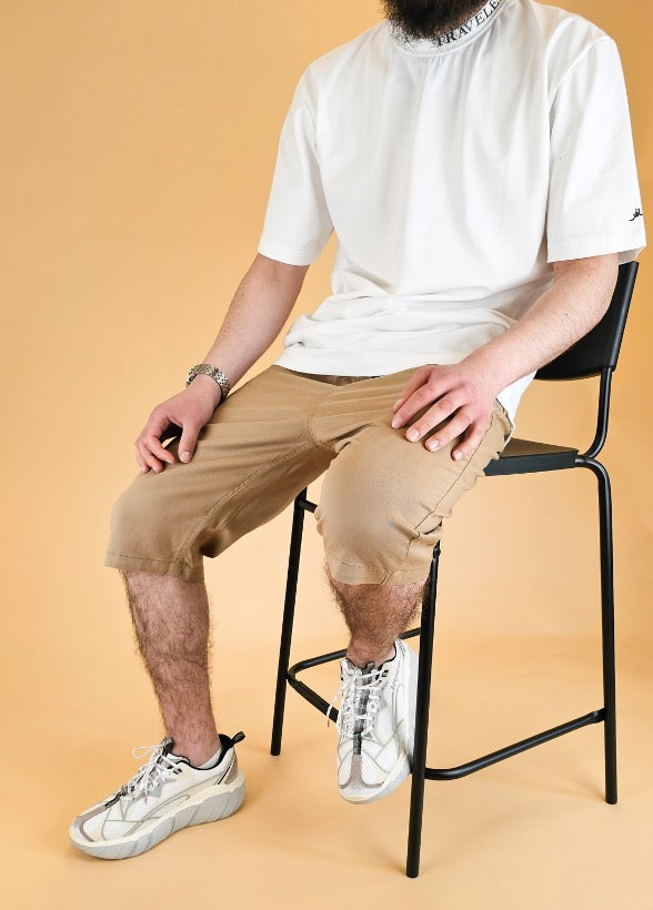 Bermuda Chino Basic Khaki