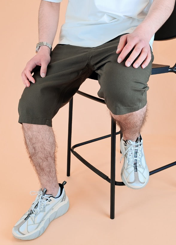 Bermuda Chino Basic Olive Green