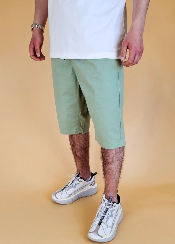 Bermuda Chino Basic Mint Green