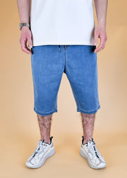 Bermuda Jogging Jeans Regular Blue