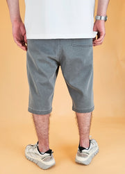 Bermuda Jogging Jeans Light Grey