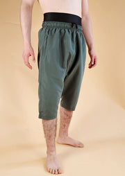 Green Halal Men's Swim shorts by Aboe Safiya