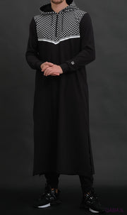 Jogging Qamis "Quds" Black by Qaba'il