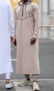 Jogging Qamis "Quds" beige by Qaba'il