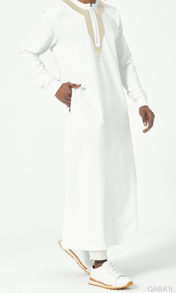 Jogging Qamis "Sham" Cream by Qaba'il