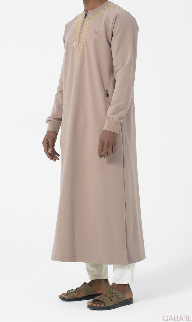 Jogging Qamis "Sham" Taupe by Qaba'il