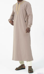 Jogging Qamis "Sham" Taupe by Qaba'il