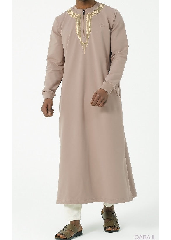 Jogging Qamis "Sham" Taupe by Qaba'il