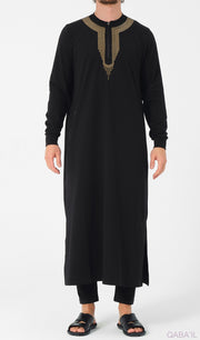 Jogging Qamis "Sham" Black by Qaba'il