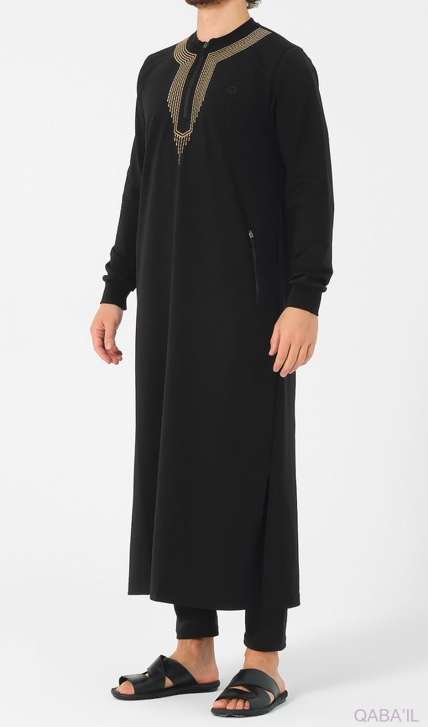 Jogging Qamis "Sham" Black by Qaba'il