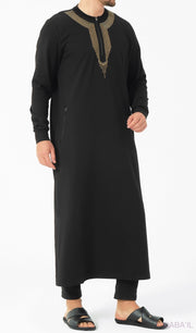 Jogging Qamis "Sham" Black by Qaba'il