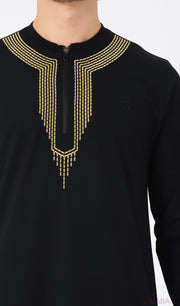 Jogging Qamis "Sham" Black by Qaba'il