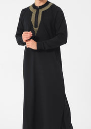 Jogging Qamis "Sham" Black by Qaba'il