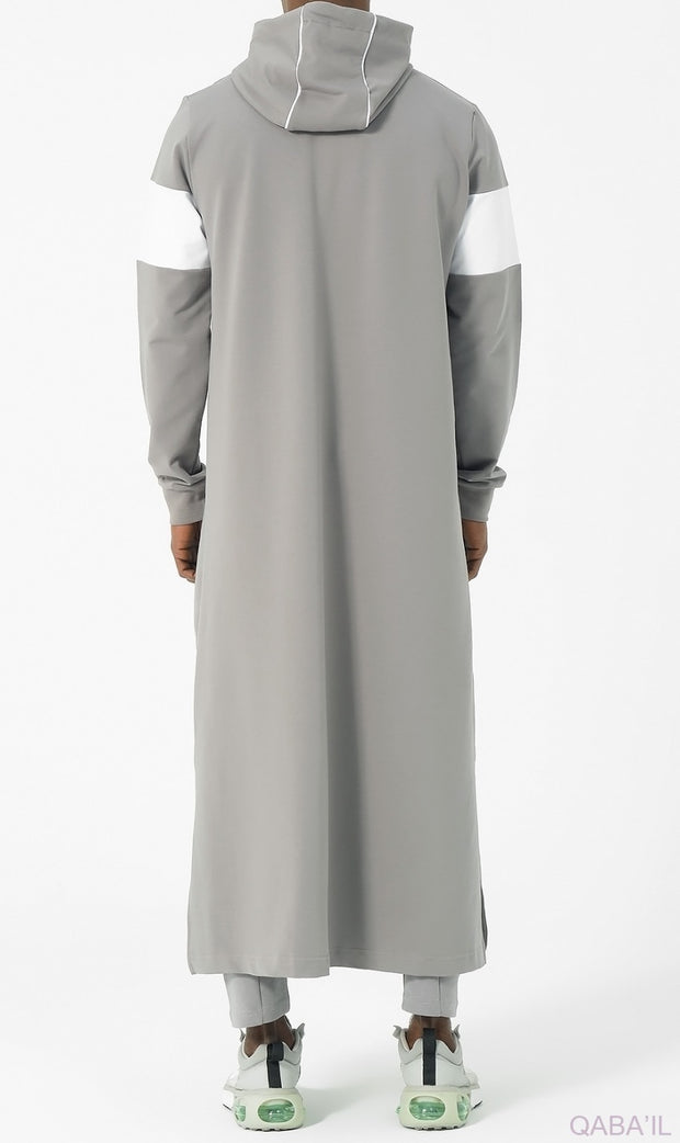 Jogging Qamis "Unik" Grey by Qaba'il