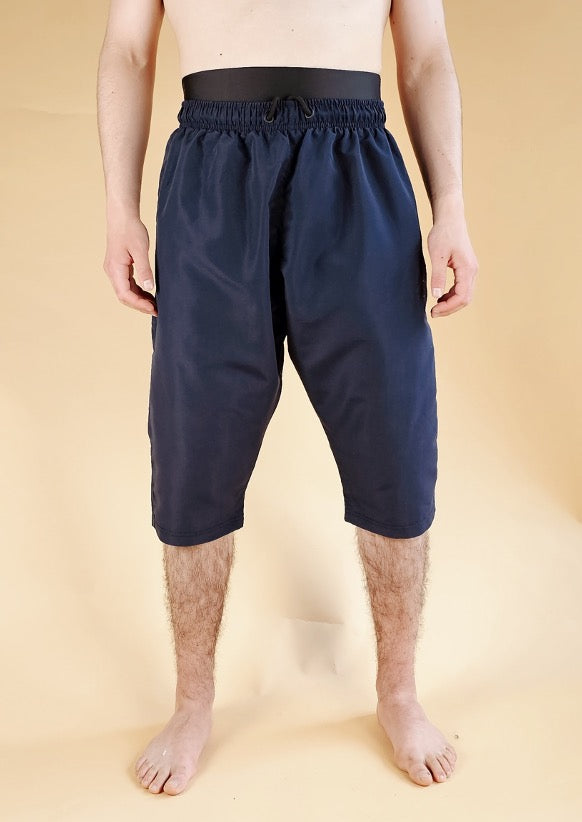 Halal Men's Swim Shorts in Navy Blue