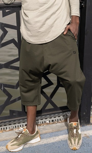 Jogging Shorts Khaki from Qaba'il