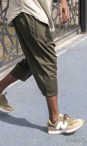 Jogging Shorts Khaki from Qaba'il