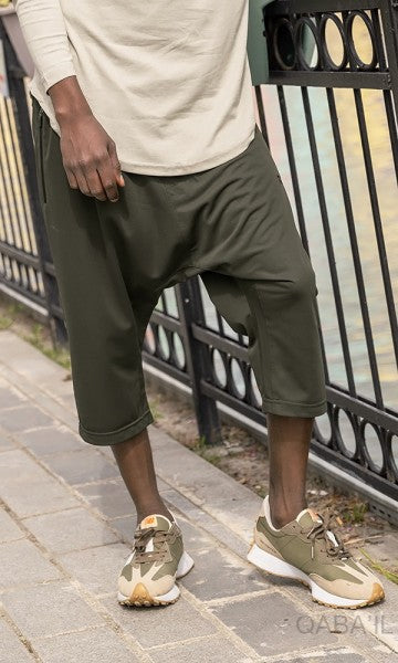 Jogging Shorts Khaki from Qaba'il