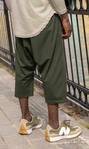 Jogging Shorts Khaki from Qaba'il